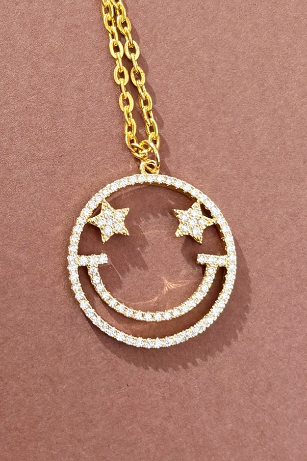 Starry Smiles — Gold Necklace Chain product view 3