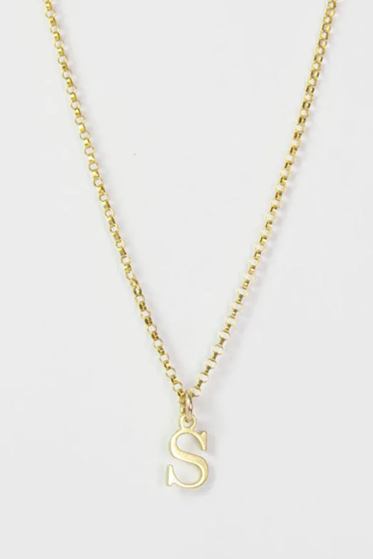 Say My Name Necklace - Gold — Silver Chain Necklace product view 1