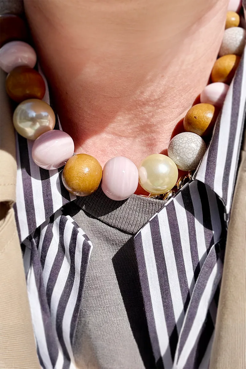 Blush — Beaded Necklace product view 2
