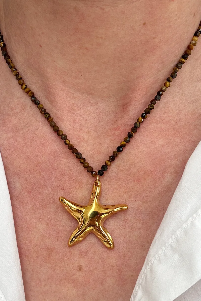 Sea Star — Beaded Necklace product view 2