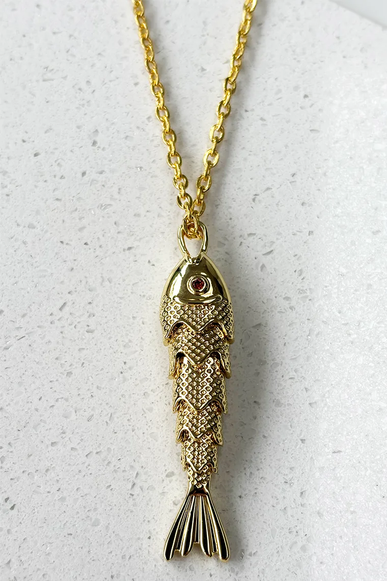 Fresh Fish — Gold Necklace Chain product view 1