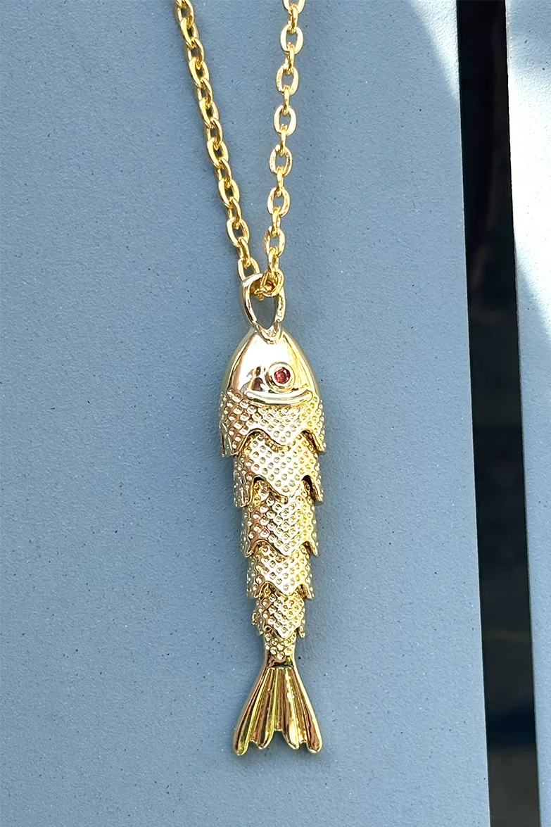 Fresh Fish — Gold Necklace Chain product view 2
