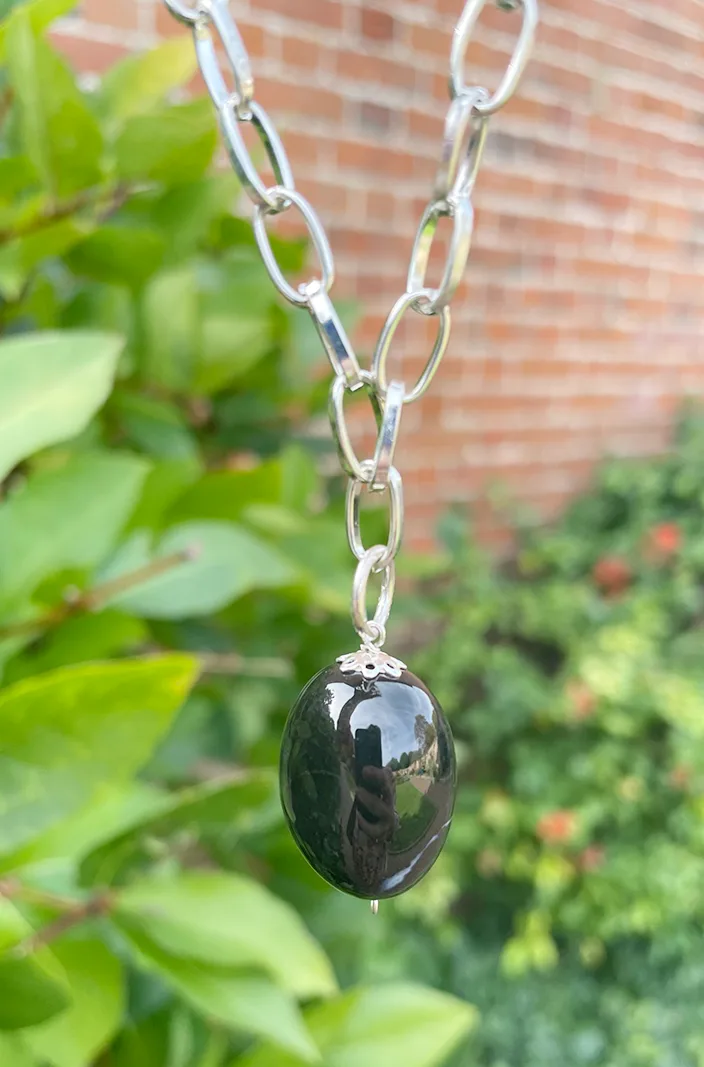 Marianne — Silver Chain Necklace product view 2