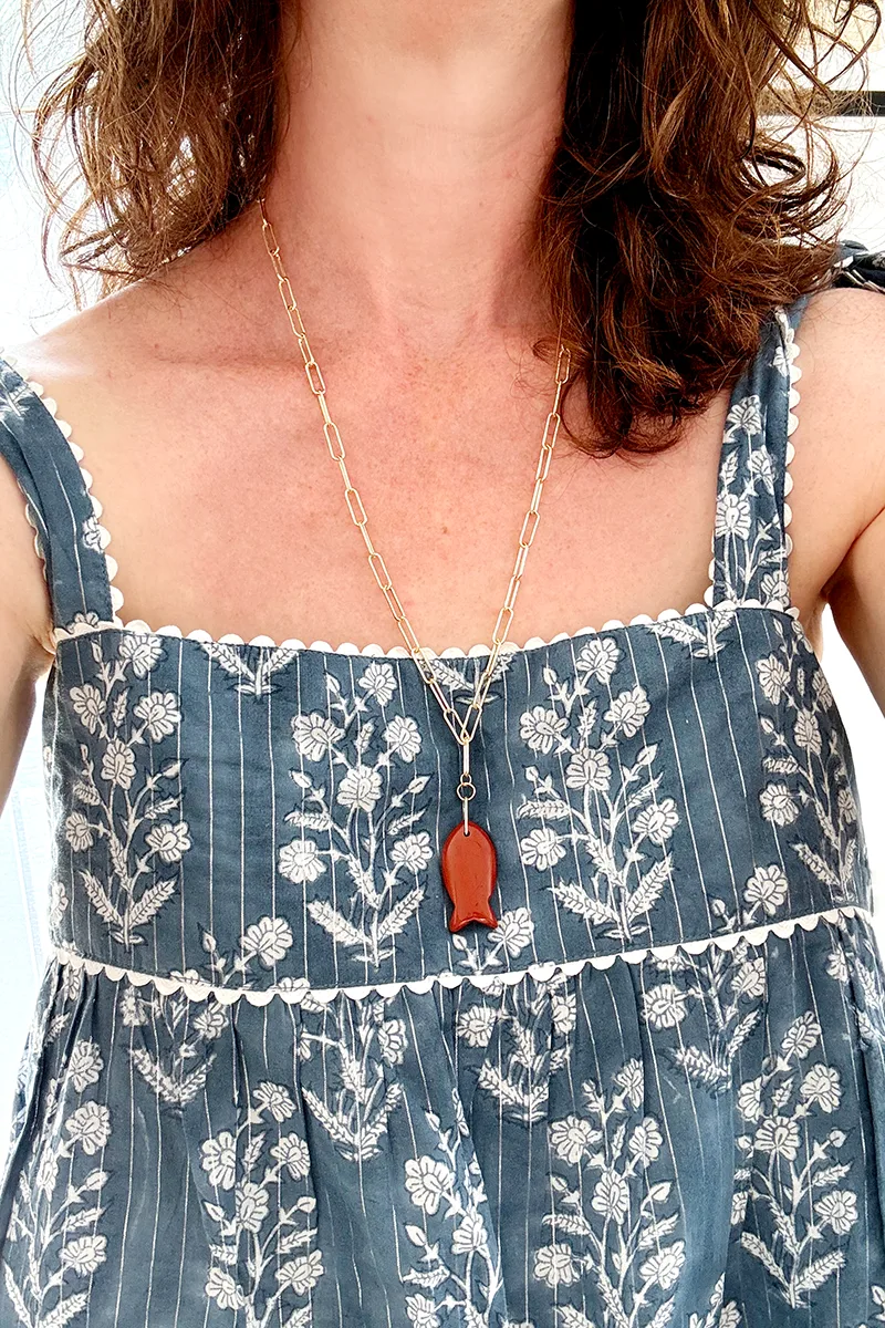 Poisson — Gold Necklace Chain product view 3