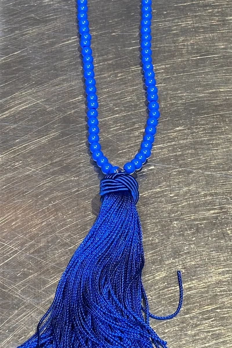 Alder - Blue — Beaded Necklace product view 2