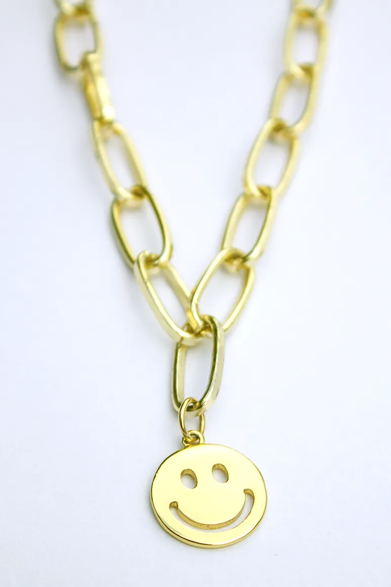 You'Re Smiling — Gold Necklace Chain product view 2