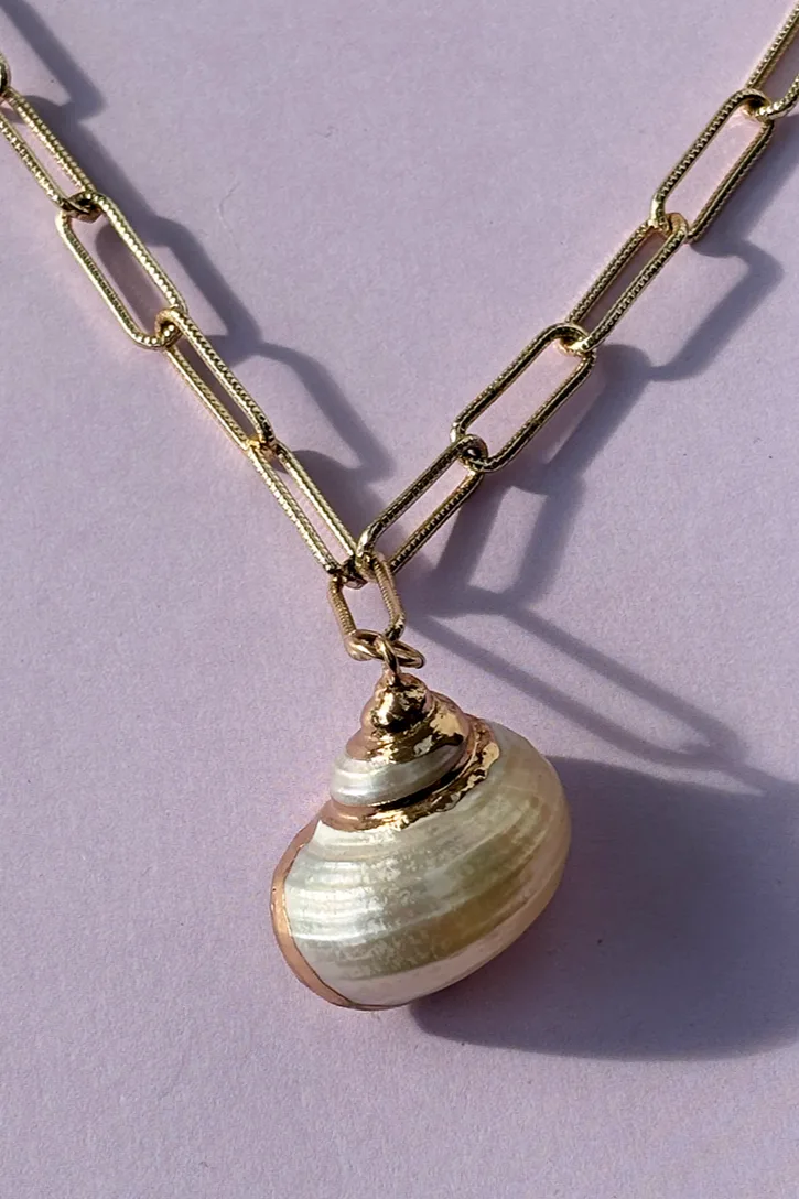 Hear The Sea — Gold Necklace Chain product view 2