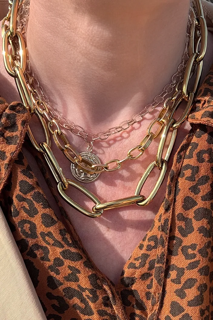Electra — Gold Necklace Chain product view 4