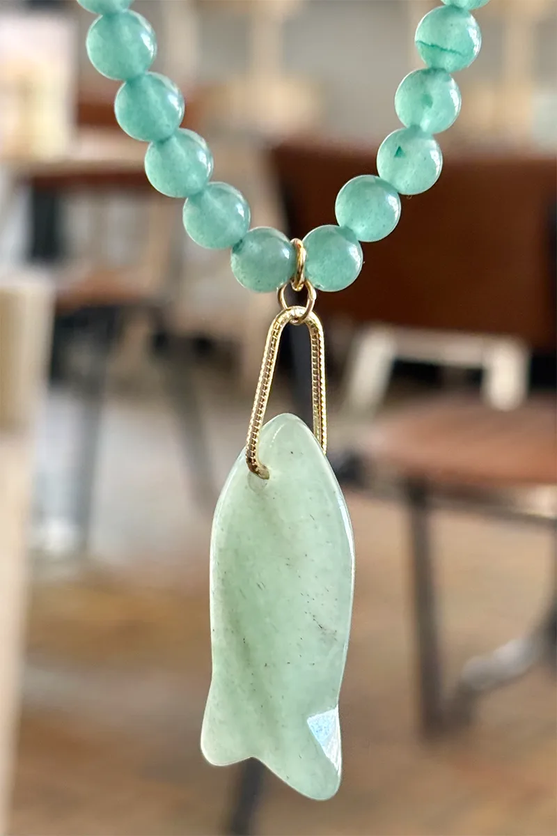 Sea Spray — Beaded Necklace product view 3