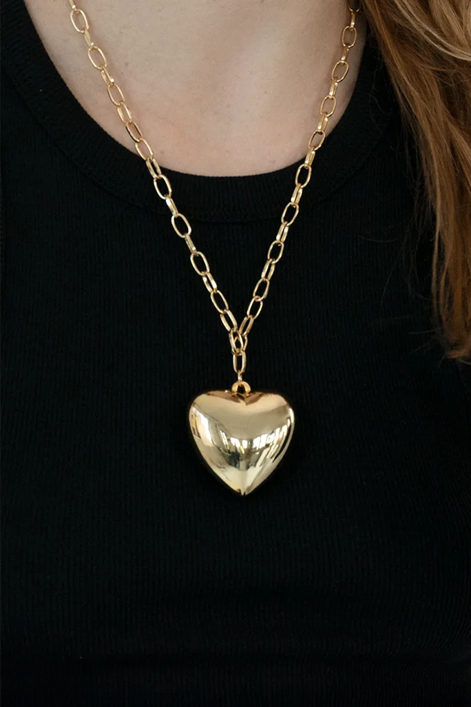 Lucky In Love Xl - Gold — Gold Necklace Chain product view 3
