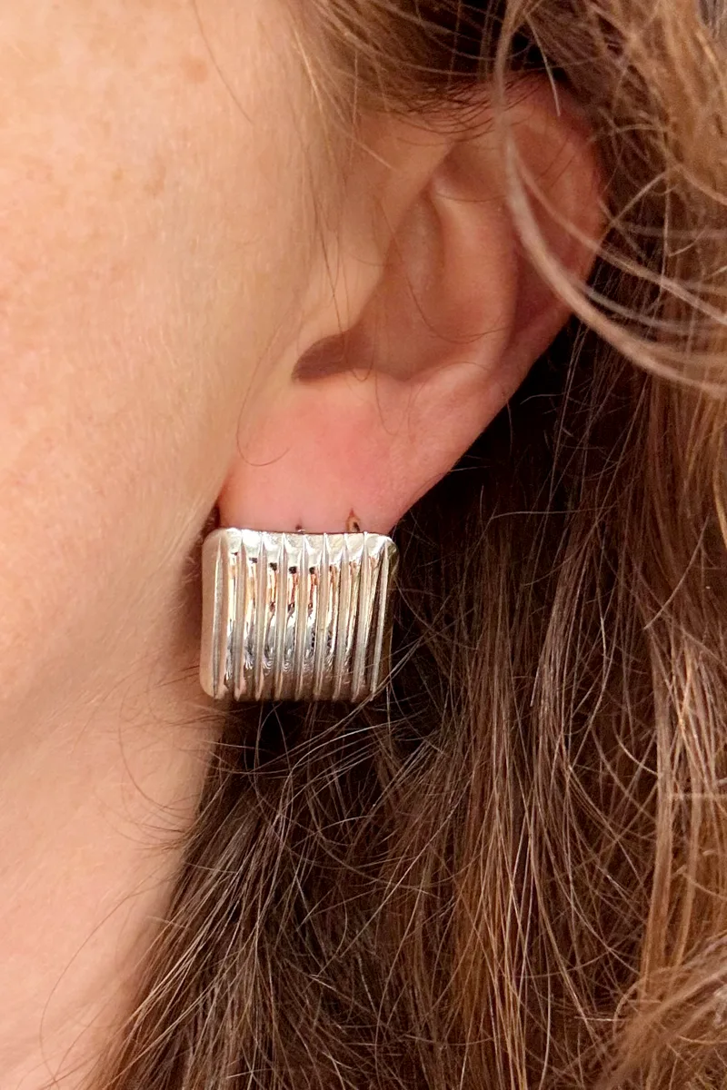 Teri — Silver Earrings product view 4