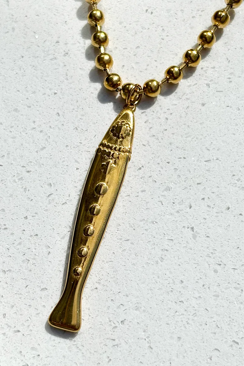 Big Fish — Gold Necklace Chain product view 1
