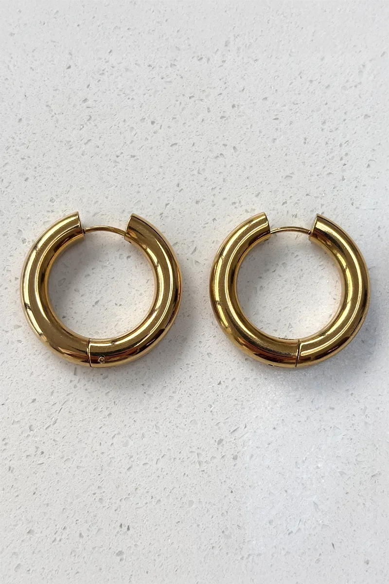 Lyon — Gold earrings product view 1