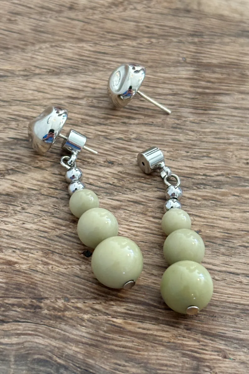 Amy — Silver Earrings product view 2
