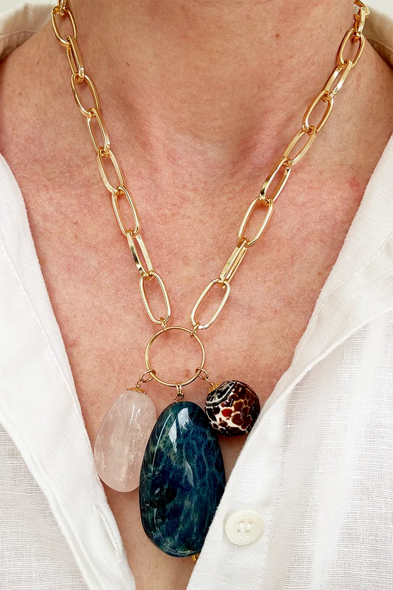 Locke — Gold Necklace Chain product view 3