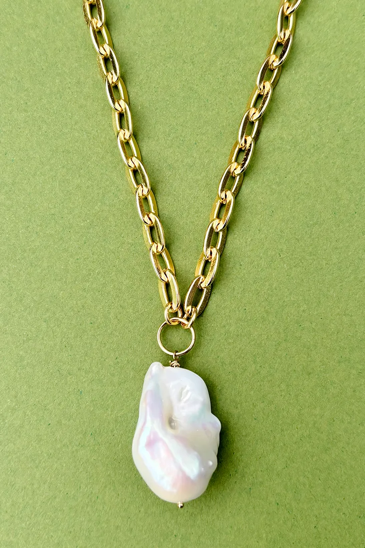 Delphine — Gold Necklace Chain product view 2