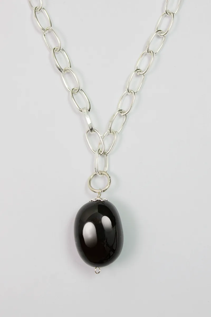 Marianne — Silver Chain Necklace product view 5