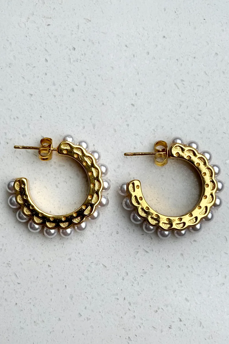 Nova — Gold earrings product view 1
