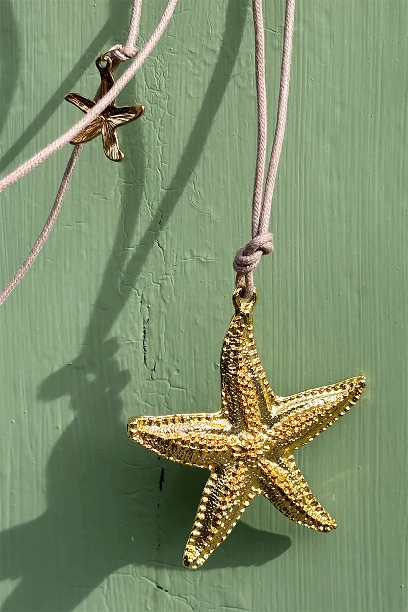 Starfish On A String — Cord Necklace product view 1