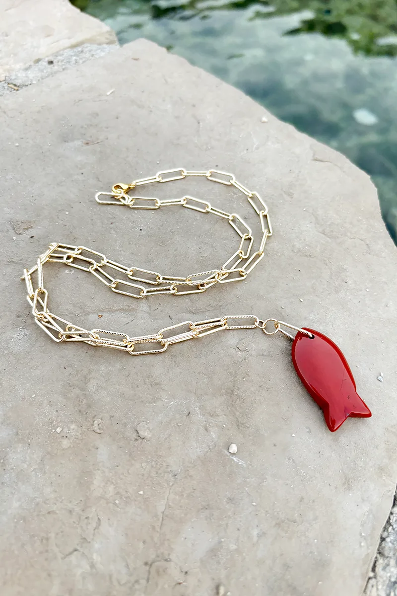 Poisson — Gold Necklace Chain product view 4