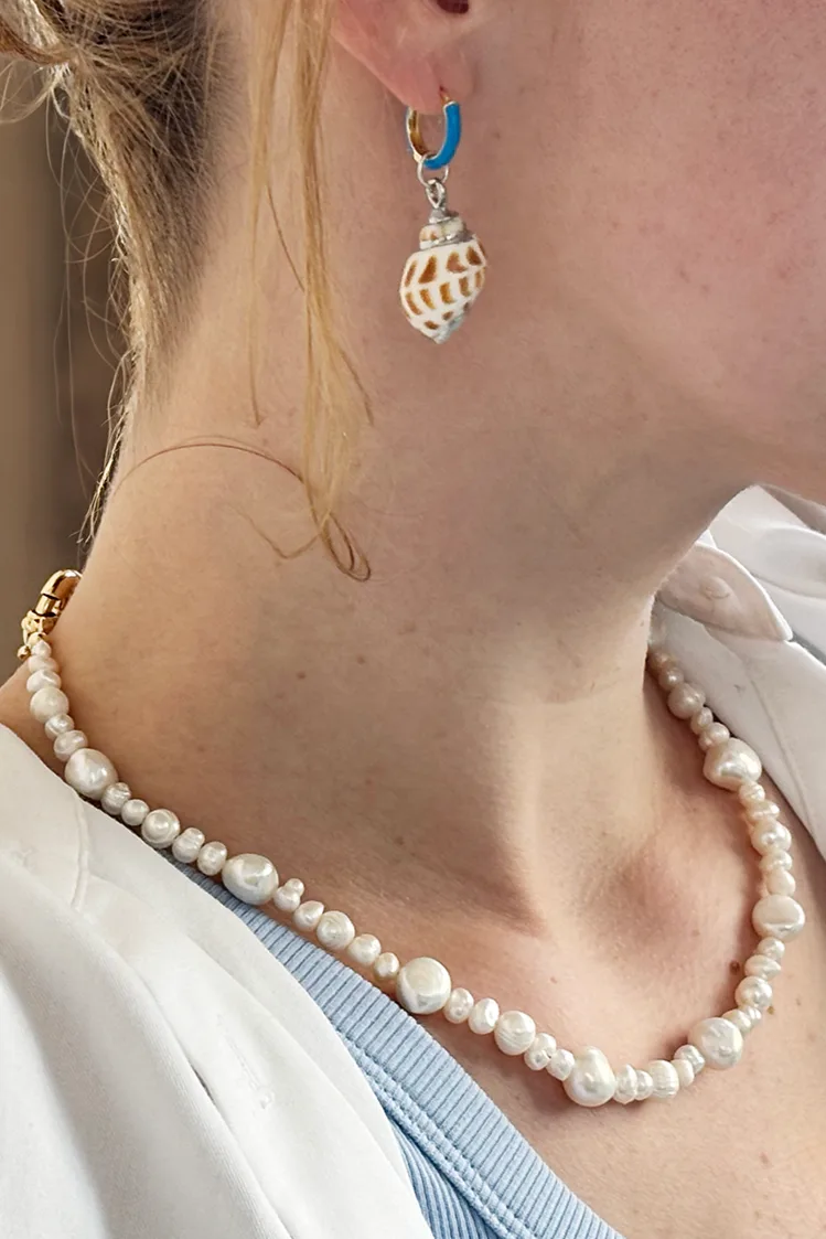 Lisbon Pearls — Beaded Necklace product view 2