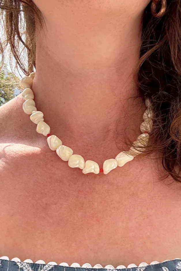 Beachy — Beaded Necklace product view 2