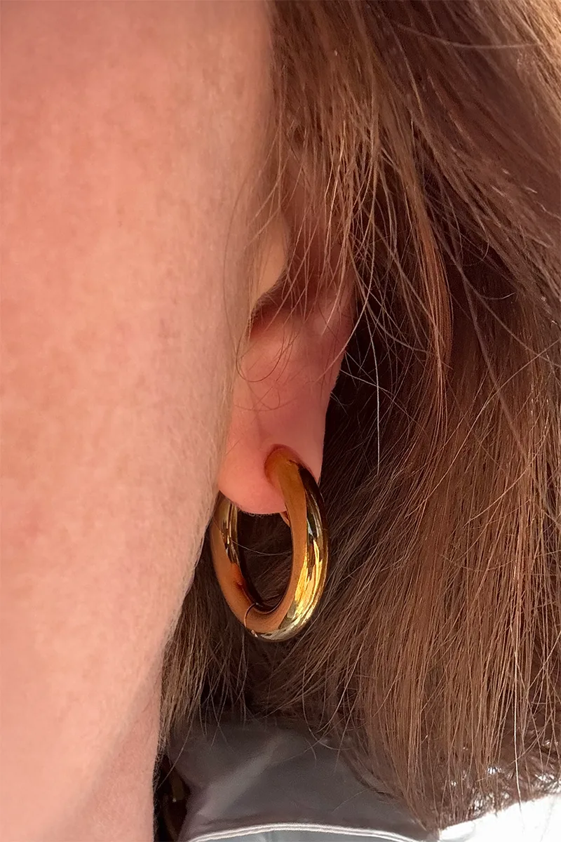 Lyon — Gold earrings product view 4
