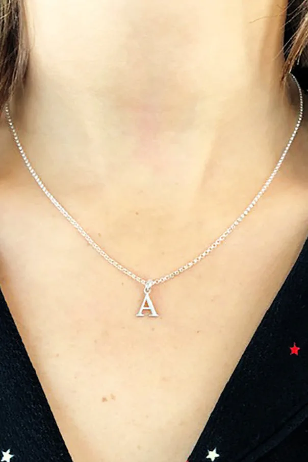Say My Name Necklace - Gold — Silver Chain Necklace product view 2