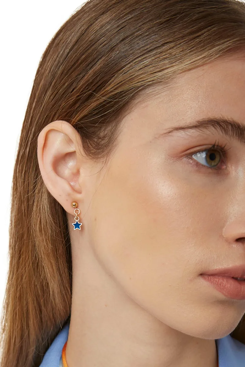 Starr — Gold Earrings Stud Drop product view 3