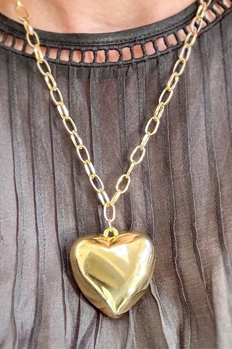 Lucky In Love Xl - Gold — Gold Necklace Chain product view 2